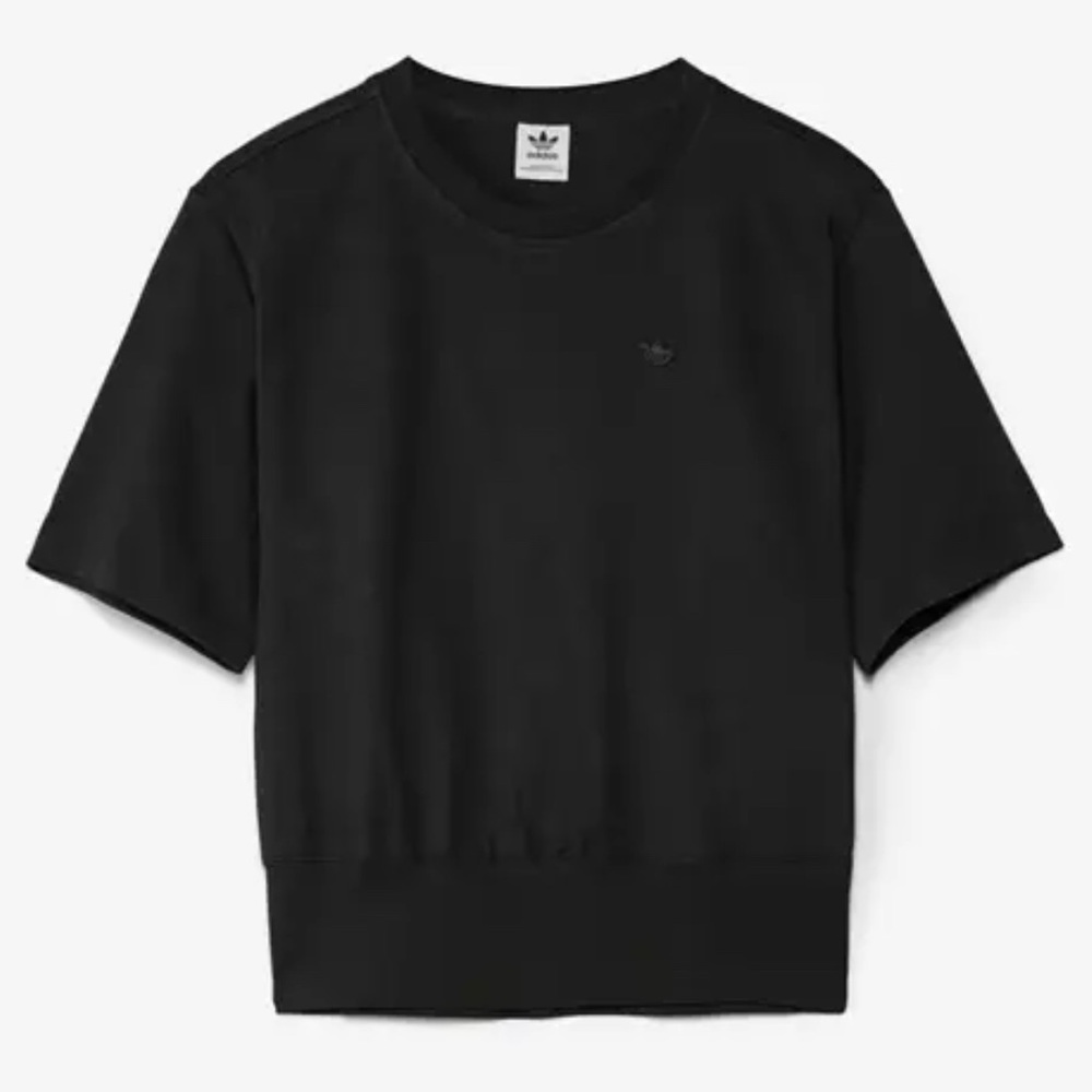 Adidas Adicolor Women’s  Overshirt Black Tee Size Large Brand New with Tags